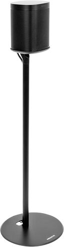Mount-It! Speaker Floor Stand for Sonos One, SL, and Play:1 [28" Tall] Built-in Cable Management, Lightweight, Minimal, Space Saving, Enhanced Surround Sound (Matte Black) in Saudi Arabia
