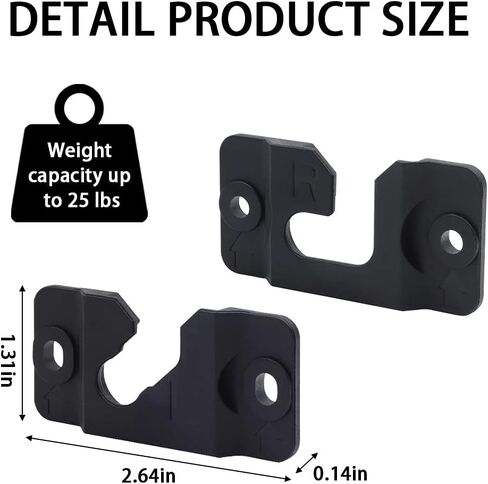 تيندودو زوج واحد من دعامات الحائط AH96-03064A لسامسونج HWH450 HW-H450 HWH500 HW-H500 HWH551 HW-H551 HWH570 HW-H570 نظام ساوند بار in Kuwait