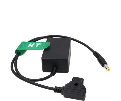 DC D-tap Power Cable for Canon XF705 C70 XF605 Camera 24V, V-Mount Anton-Bauer P-tap Right Angle DC Barrel 60cm in Kuwait