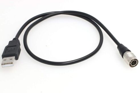 SZRMCC Hirose 4 Pin to USB 5V 2A with Boost 12V USB Cable for Sound Devices 688 644 633 Zoom F4 F8 Zaxcom in Saudi Arabia