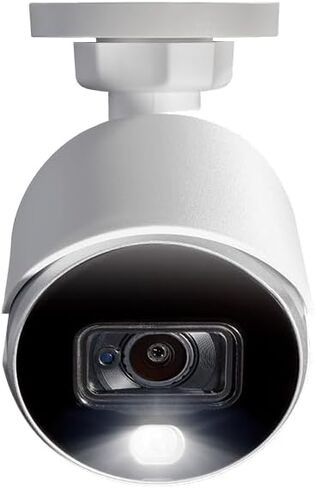 Lorex Indoor/Outdoor 4K Analog Security Camera, Add-On Bullet Camera for Wired Surveillance System, Active Deterrence and Color Night Vision, 1 Bullet Camera [Camera ONLY] in Saudi Arabia
