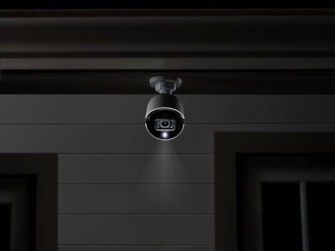 Lorex Indoor/Outdoor 4K Analog Security Camera, Add-On Bullet Camera for Wired Surveillance System, Active Deterrence and Color Night Vision, 1 Bullet Camera [Camera ONLY] in Saudi Arabia