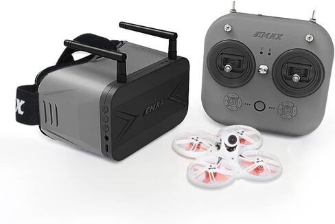 EMAX Tinyhawk 3 RTF Kit FPV Racing Drone للمبتدئين والكبار 5.8G FPV Goggles وجهاز التحكم in Kuwait