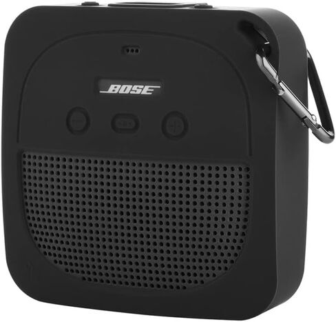 حافظة سيليكون TXEsign متوافقة مع سماعات Bose SoundLink Micro المقاومة للماء والمحمولة بتقنية البلوتوث، حافظة واقية مقاومة للصدمات أثناء السفر مع حلقة تسلق in Kuwait