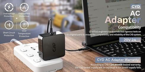 CYD 40W 20V 2A شواحن كمبيوتر لأجهزة الكمبيوتر المحمولة متوافقة مع Lenovo Yoga 3 Pro 700 IdeaPad Miix 700 ADL40WCC ADL40WCD ADL40WCE ADL40WCF سلك طاقة إمداد التيار المتردد in Kuwait