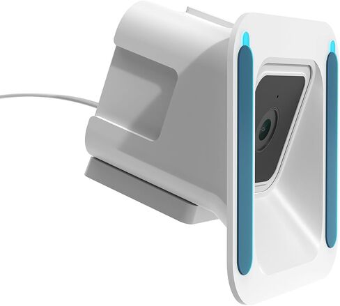 حامل نافذة HOLACA لـ Wyze Cam v3، إمالة 20 درجة (أعلى/أسفل/يسار/يمين) دعامة تثبيت مرنة لاصقة قوية لحامل Wyze Cam v3 (أبيض) in Saudi Arabia