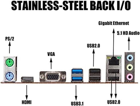 اللوحة الأم MAXSUN B550 Terminator Gaming M-ATX PC اللوحة الأم AMD AM4 Zen 3، DDR4، PCIe 4.0، M.2، SATA 6 جيجابايت/ثانية، USB 3.2 HDMI/VGA، Micro ATX AMD لمعالجات سلسلة Ryzen 5000 و3000 in Kuwait
