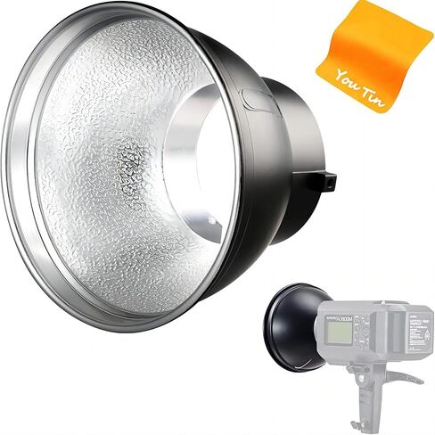 Godox AD-R6 7" Bowens Mount Standard Reflector with Umbrella Hole for Godox AD400P AD600B AD600P AD600BM MS200 MS300 SK400 SK300 in Saudi Arabia