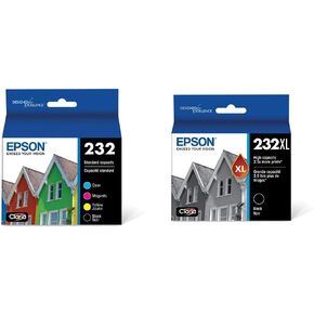 EPSON 232 Claria Ink High Capacity Black Cartridge (T232XL120-S) Works with WorkForce WF-2930, WF-2950, Expression XP-4200, XP-4205 in Kuwait