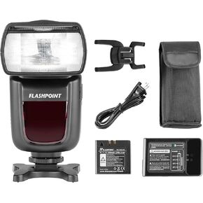 Flashpoint Zoom Li-on R2 TTL On Camera Flash Speedlight for Sony, 2.4G 1/8000 HSS Wireless Flash Speedlite Photography w/1.5 sec. Recycle Time, 11.1V 2000mAh Li-ion Battery, 650 Full-Power Flashes in Saudi Arabia
