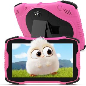 Tablet for Kids 7 inch Kids Tablet 32GB Android 11 Toddler Tablet with WiFi YouTube, Kids Learning Tablet Free Educational Contents Included Parental Control Tablet for Toddlers Boys Girls