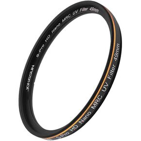 JONGSUN 77mm UV Filter, S-Pro HD Nano MRC Camera Ultraviolet Protection Filter, Multicoated, B270, Ultra-Slim, Lens Cloth Kit in Saudi Arabia