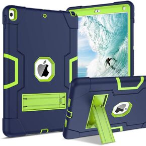 حافظة BENTOBEN iPad Air 3 2019، 3 طبقات شديدة التحمل ومضادة للصدمات ومسند قوي وحافظات تابلت واقية لجهاز iPad Air 3rd Gen/iPad Pro 10.5 بوصة 2017، أزرق داكن/أخضر in Kuwait