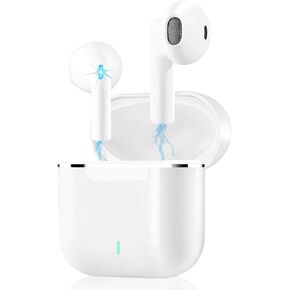 Wireless Earbuds Bluetooth 5.3 Headphones with Charging Case HiFi Stereo Sound in-Ear Earphones Built-in Mic IPX7 Waterproof Touch Control Ear Bud Auto Pairing Noise Cancelling Headset for iOS/Android in Saudi Arabia