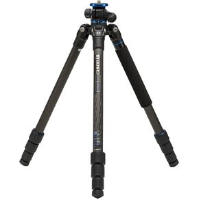 Benro Go Plus Travel Aluminum Tripod – 4-Section Flip-Lock Travel Tripod with Monopod Conversion, 30 lb Load Capacity, 65.2″ Max Height for DSLR & Mirrorless Cameras (FGP28A) in Kuwait