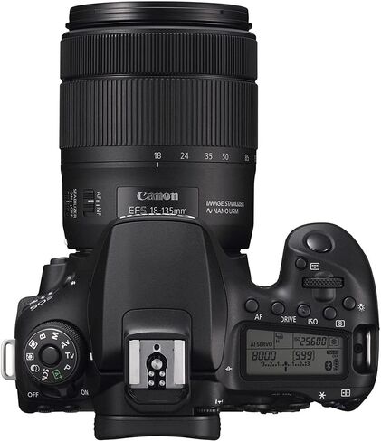 Canon EOS 90D DSLR Camera with 18-135mm Lens, Sigma 18-35mm, Canon EF-S 55-250mm, Canon EF-S 10-18mm, Soft Padded Case, Memory Card, More - Triple Lens Set (International Model) (Renewed) in Saudi Arabia