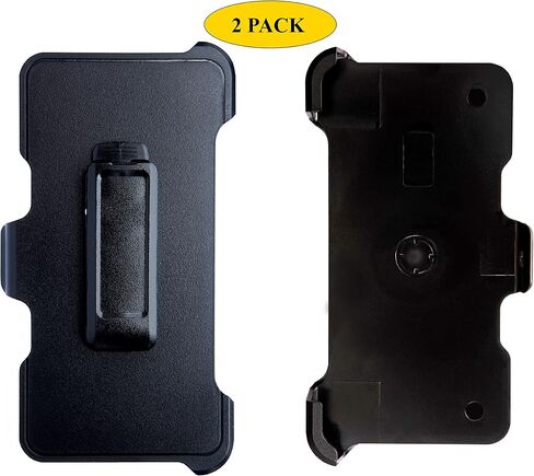 استبدال مشبك حزام AlphaCell متوافق مع حافظة OtterBox Defender Series لهاتف Apple iPhone XR (فقط) - 2 أسود in Saudi Arabia