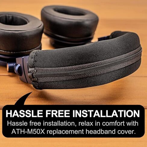 غطاء رأس بديل متوافق مع سماعات ATH M50X M50 M40X M40 M30X M20X (فضي) in Kuwait
