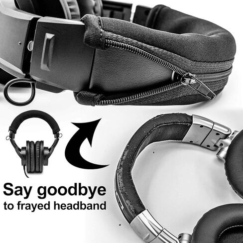 غطاء رأس بديل متوافق مع سماعات ATH M50X M50 M40X M40 M30X M20X (فضي) in Kuwait