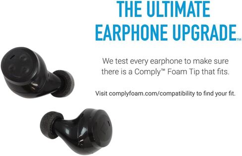 Comply TrueGrip TW-200-A Replacement Foam Earbud Tips for Anker Soundcore Liberty Air 1, 2, Life P2, Earfun Air Pro, Skullcandy Indy, Sesh, Sesh Evo, MIFO O7, and More Earphones (Small, 3 Pairs) in Saudi Arabia