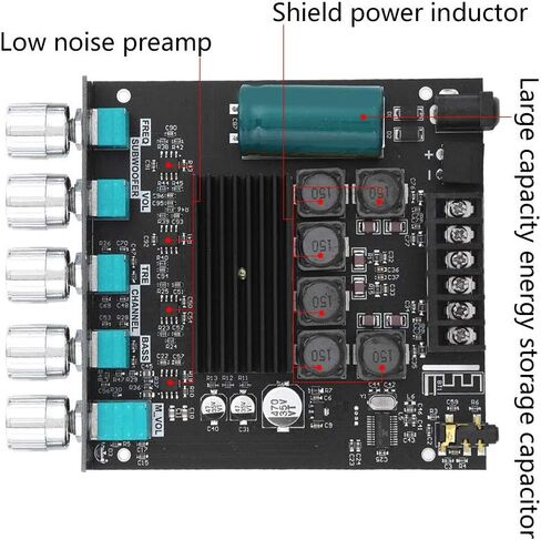 ZK-TB21 High Power Amplifier Board 2.1 Channel Bluetooth Digital Amplifier Board in Saudi Arabia