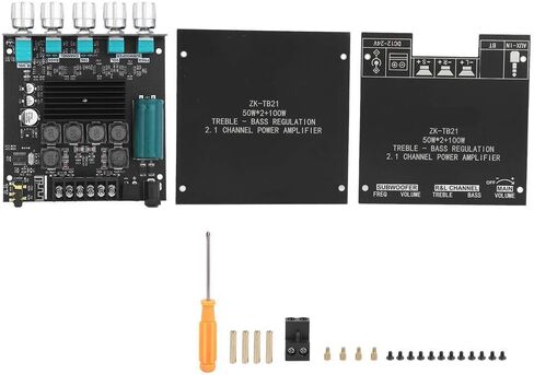 ZK-TB21 High Power Amplifier Board 2.1 Channel Bluetooth Digital Amplifier Board in Saudi Arabia