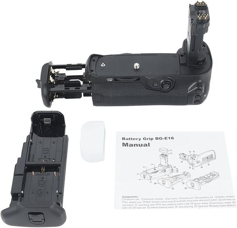DSTE Replacement for Pro BG-E16 Vertical Battery Grip Compatible Canon 7D Mark II Digital Camera as LP-E6 in Saudi Arabia