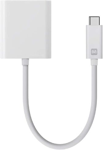 Monoprice USB-C to HDMI 2.0 Adapter - 4K@60Hz, Supports Up to 10Gbps Data Rate, USB 3.1 SuperSpeed, Compatible with MacOS, Windows, and Chrome OS, White - Select Series (Pack of 2) in Saudi Arabia