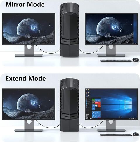محول DteeDck DVI إلى VGA 2 حزمة، محول DVI VGA ذكر إلى أنثى لمراقبة بطاقة الرسومات وجهاز عرض سطح المكتب HDTV in Kuwait