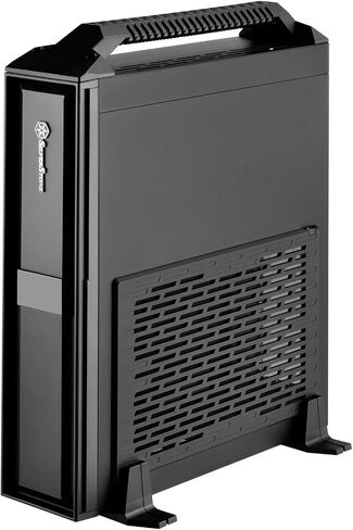 جراب كمبيوتر صغير للألعاب SST-RVZ02B-W بتقنية SilverStone للوحة الأم الصغيرة ITX مع دعم GPU بالحجم الكامل مع نافذة، SST-RVZ02B-W-X in Kuwait