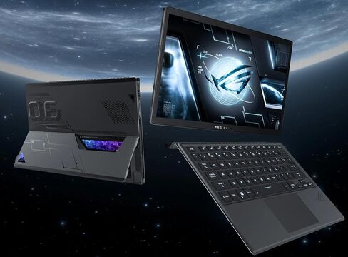 تابلت ASUS ROG Flow Z13-13.4 بوصة للألعاب بشاشة تعمل باللمس - معالج Intel Core i9-12900H الثاني عشر - NVIDIA GEFORCE RTX 3050 Ti - ذاكرة 16 جيجابايت - 1 تيرابايت PCIe Gen4 SSD - مفتاح MUX - مع قطعة قماش in Saudi Arabia