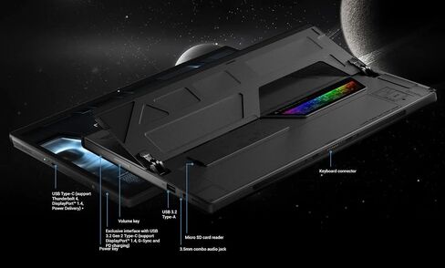 تابلت ASUS ROG Flow Z13-13.4 بوصة للألعاب بشاشة تعمل باللمس - معالج Intel Core i9-12900H الثاني عشر - NVIDIA GEFORCE RTX 3050 Ti - ذاكرة 16 جيجابايت - 1 تيرابايت PCIe Gen4 SSD - مفتاح MUX - مع قطعة قماش in Saudi Arabia