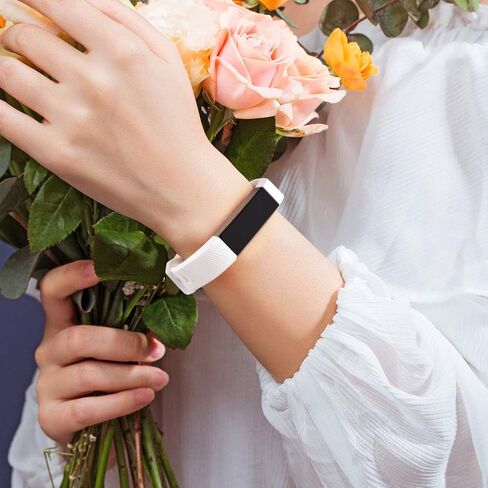 [5 عبوات] أساور رياضية متوافقة مع أساور Fitbit Alta HR وFitbit Alta Bands للنساء والرجال، أشرطة معصم بديلة من السيليكون الناعم الكلاسيكي لـ Fitbit Alta HR/Fitbit Alta (5 عبوات C، صغير) in Saudi Arabia