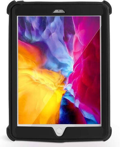 حافظة AICase iPad 9.7 2018 iPad 6th Generation/2017 iPad 5th Generation Case، شديدة التحمل مقاومة للماء والصدمات ثلاثية الطبقات مع قلم لجهاز iPad 9.7 5th/6th Generation (أرجواني) in Saudi Arabia