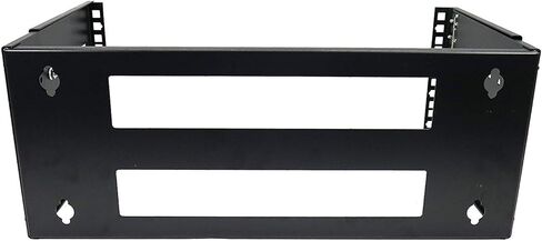 CNAweb 4U 19-Inch Hinged Extendable Wall Mount Bracket Collapsible Network Equipment Rack - Black in Kuwait