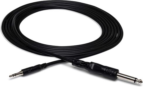 Hosa CMP-110 1/4" TS to 3.5 mm TRS Mono Interconnect Cable, 10 Feet in Saudi Arabia