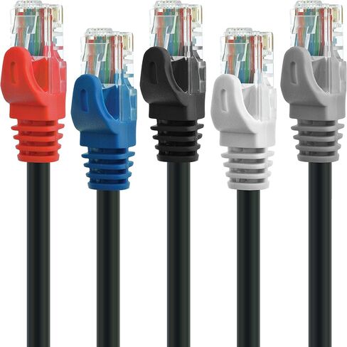 ميديا بريدج كيبل ايثرنت (15 قدم) - يدعم Cat6/5e/5، 550MHz، 10Gbps - سلك ار جيه 45 (الجزء # 31-699-15B) in Kuwait