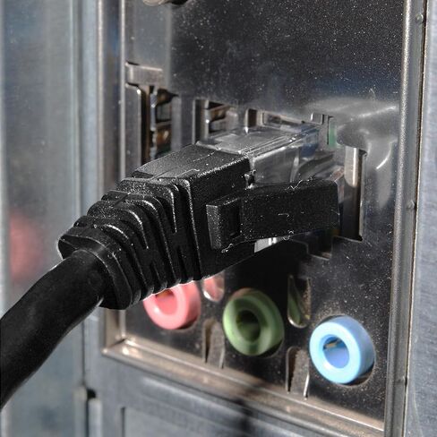 ميديا بريدج كيبل ايثرنت (15 قدم) - يدعم Cat6/5e/5، 550MHz، 10Gbps - سلك ار جيه 45 (الجزء # 31-699-15B) in Kuwait