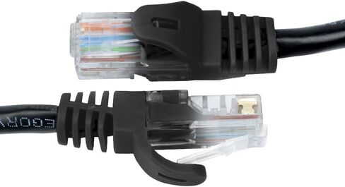 ميديا بريدج كيبل ايثرنت (15 قدم) - يدعم Cat6/5e/5، 550MHz، 10Gbps - سلك ار جيه 45 (الجزء # 31-699-15B) in Kuwait