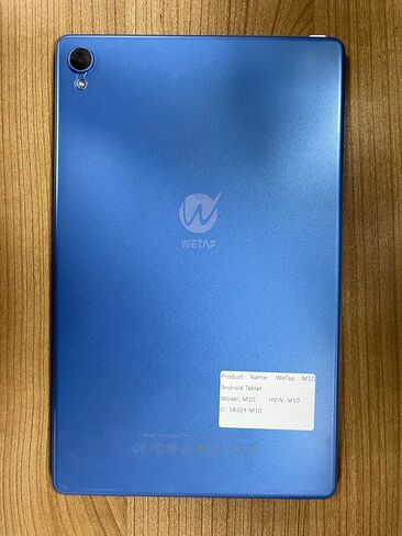 تابلت اندرويد 10 انش من ويتاب، نظام تشغيل M10 Android 12، ذاكرة 2+32GB، كاميرا مزدوجة، شاشة IPS 1280x800، معالج رباعي النواة، بطارية 6000 مللي امبير في الساعة، بلوتوث واي فاي (ازرق داكن) in Kuwait