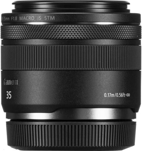 Canon RF 35mm f/1.8 is Macro STM Lens (2973C002) + Filter Kit + Backpack + 64GB Card + Lens Pouch + Card Reader + Flex Tripod + Memory Wallet + Cap Keeper + Cleaning Kit + Hand Strap + More (Renewed) in Saudi Arabia