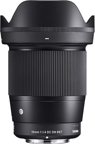 عدسة سيجما 16 ملم f1.4 DC DN المعاصرة لسوني E-Mount 402965 مع 67 ملم متعددة الطبقات للأشعة فوق البنفسجية والمستقطب ومجموعة مرشح FLD حزمة حقيبة ظهر للتصوير الفوتوغرافي Monopod in Kuwait