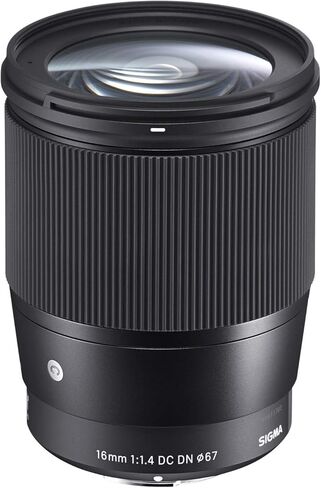 عدسة سيجما 16 ملم f1.4 DC DN المعاصرة لسوني E-Mount 402965 مع 67 ملم متعددة الطبقات للأشعة فوق البنفسجية والمستقطب ومجموعة مرشح FLD حزمة حقيبة ظهر للتصوير الفوتوغرافي Monopod in Kuwait