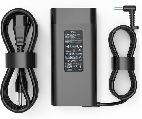 شاحن تيار متردد 230 واط مناسب لجهاز HP OMEN 15 16 15-en1013dx 15-ek1013dx 16-b1797nr 16-b1085nr 16-b0005dx 16-b0013dx 16-c0002dx 16-c0012dx ZBook Fury 16 G9 TPN-Q265 قوة الكمبيوتر المحمول in Kuwait