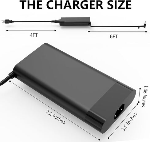 شاحن تيار متردد 230 واط مناسب لجهاز HP OMEN 15 16 15-en1013dx 15-ek1013dx 16-b1797nr 16-b1085nr 16-b0005dx 16-b0013dx 16-c0002dx 16-c0012dx ZBook Fury 16 G9 TPN-Q265 قوة الكمبيوتر المحمول in Kuwait