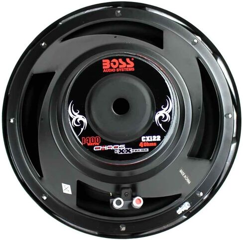 Boss Audio 12" 1400W Car Audio Subwoofer & 1500W Mono Class A/B Amplifier with 8 Gauge Wiring Kit & QPower Single 12" Vented Subwoofer Enclosure Box in Saudi Arabia