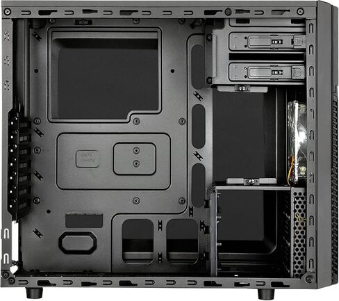 سيلفر ستون تكنولوجي صندوق كمبيوتر ميد تاور PS11B-W ATX، Micro-ATX مع لوحة نافذة جانبية PS11B-W-x in Saudi Arabia