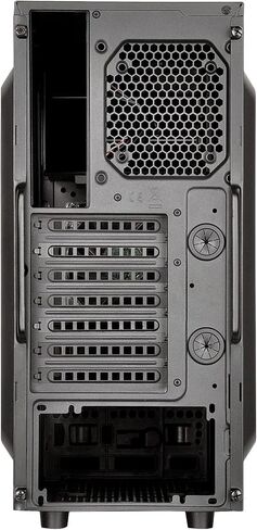 سيلفر ستون تكنولوجي صندوق كمبيوتر ميد تاور PS11B-W ATX، Micro-ATX مع لوحة نافذة جانبية PS11B-W-x in Saudi Arabia