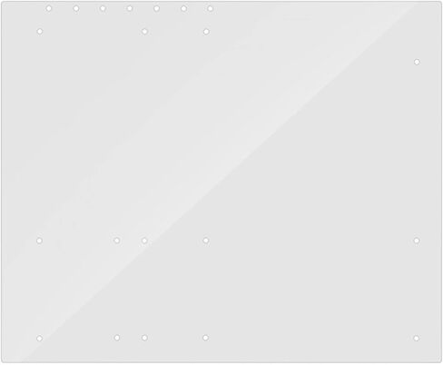 إطار أكريليك Zhiyavex للوحة الأم ATX، إطار شفاف مفتوح، غطاء كمبيوتر أوفرلوك 4 مم حامل قاعدة DIY، مقعد اختبار الكمبيوتر الشخصي، للاختبار أو كسر سرعة المعالج أو اللعب، 330 × 268 مم in Kuwait