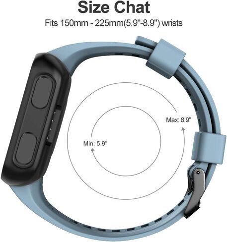 Meifox متوافق مع Garmin Forerunner 35 Band، أحزمة بديلة من السيليكون Solf لساعة Garmin Forerunner 35 in Kuwait